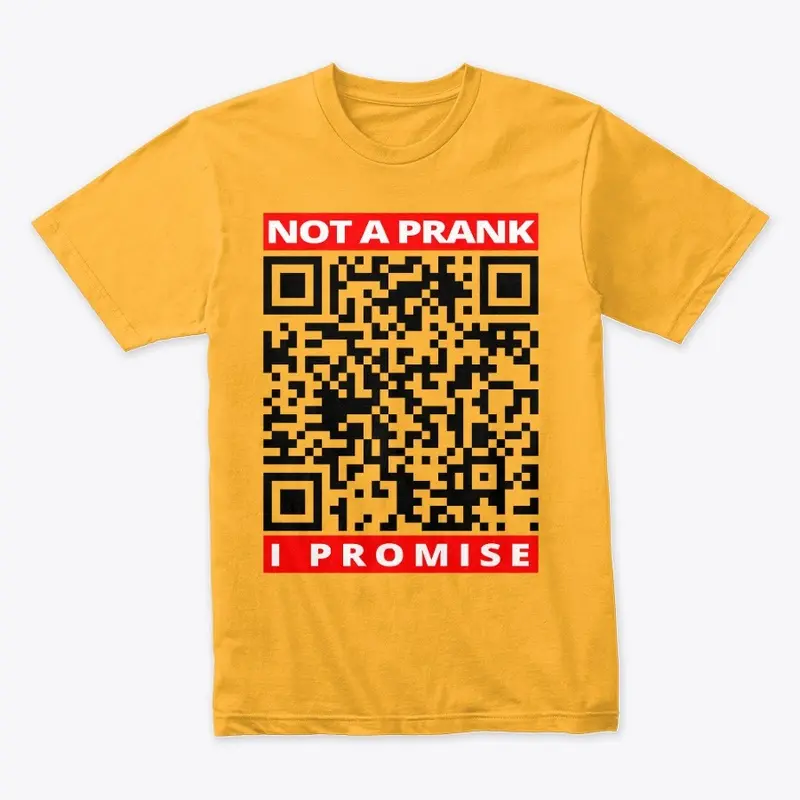 Not a prank I promise Prank Rick roll QR