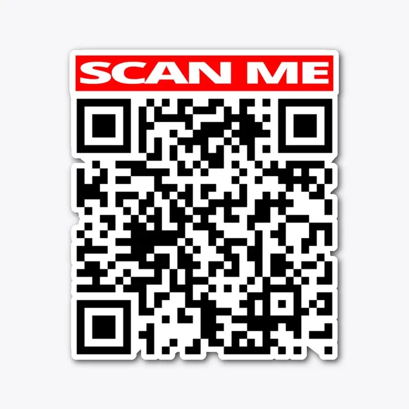 SCAN ME Prank Rick roll QR code