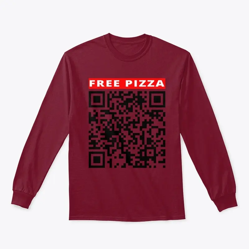 Free PIZZA Prank Rick Roll QR code