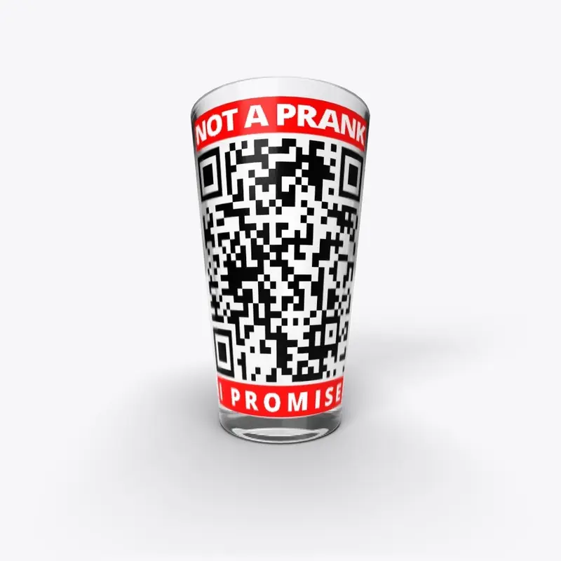 Not a prank I promise Prank Rick roll QR