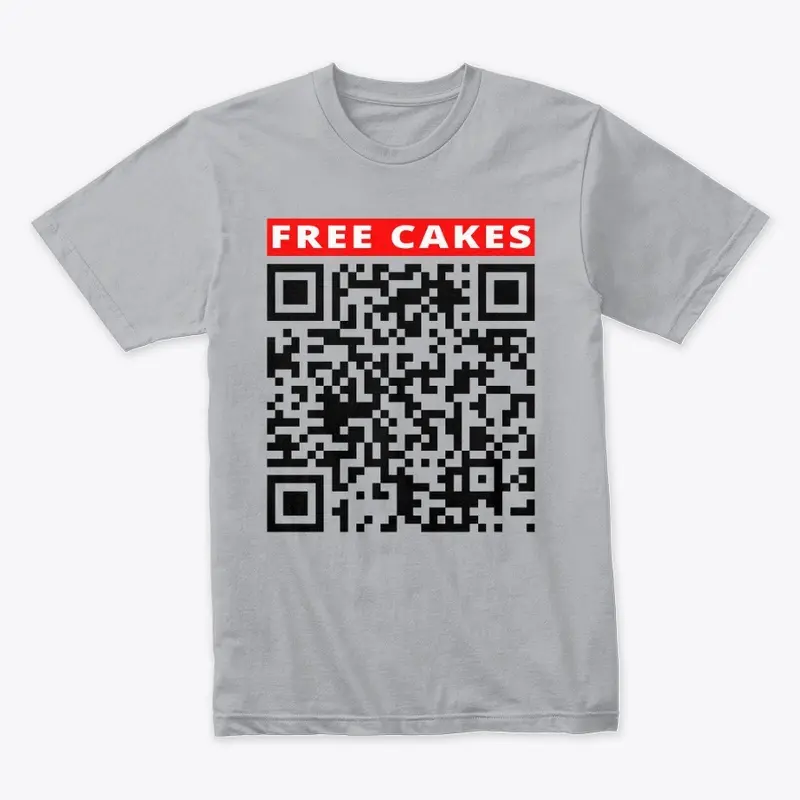 Free Cakes Prank Rick Roll QR code