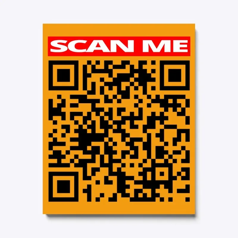 SCAN ME Prank Rick roll QR code